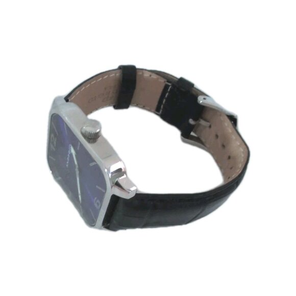 ANDROID AD349 S.S. Rectangular Quartz Men's Dress Watch w/ Purple Dial - Picture 5 of 6